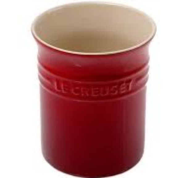 Le Creuset Utensil Crock Cerise - Picture 1 of 6